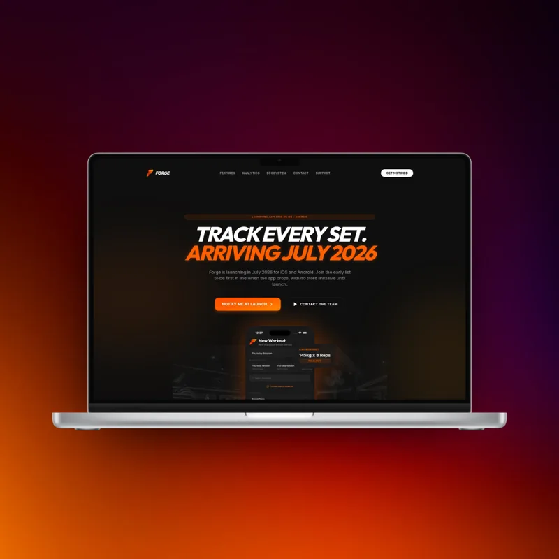 UseForge website built by Swift7