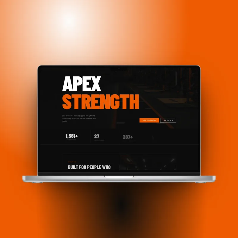 Apex Strength website